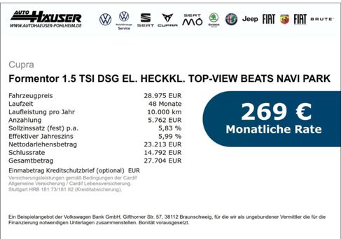 Cupra Formentor, 2024